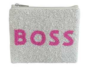 Bolsos de noche de moda con cuentas bordadas a mano, monederos de diseñador con cuentas de cuerno, monederos con cuentas de semillas de los Texas Longhorns para el día del partido - Product Image 1