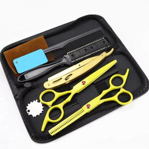 Professional Thinning <b>Scissors</b> Set Stainless Steel 4Cr13 Customized Color Handle Sharp Tip 28 Teeth Lightweight Right Handed - Product Image 3