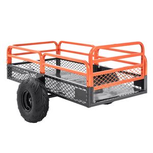 Rimorchio Ribaltabile in Acciaio per ATV, Capacità di Carico 1500 Libbre, 15 Piedi Cubi, Carrello Rimovibile per Costruzioni e Giardinaggio - Product Image 4
