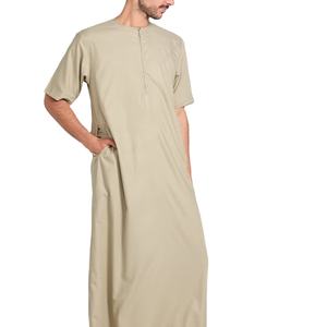 Thobe / Thawb alta calidad mejor diseño hombres musulmán Thobe uniforme de talla grande precio barato hombres musulmanes Thobe - Product Image 1