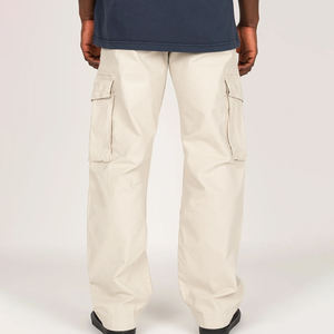 Pantalon cargo décontracté pour homme, antibactérien, respirant, séchage rapide, léger, en coton et élasthanne, de haute qualité, lavé - Product Image 1