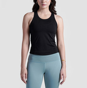 Camiseta Deportiva Personalizada para Mujer, Estilo Racerback, Elástica en 4 Direcciones, Transpirable, para Gimnasio, Fitness, Yoga, Running - Product Image 1