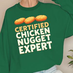 Sudaderas de mujer CERTIFIED CHICKEN NUGGET EXPERT - Product Image 3