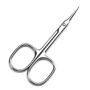 Stainless Steel <b>Cuticle</b> <b>Scissors</b> With Sharp Straight Blades For Manicure Beauty Tools Adult Use Round Handle Durable Design - Product Image 1