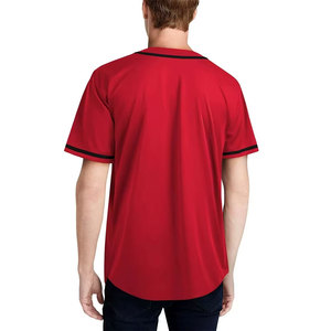 เสื้อเบสบอลทีมชายสำหรับฝึกซ้อม ผ้าตาข่ายน้ำหนักเบา ผู้ผลิตขายส่ง รับผลิตแบบ OEM ODM - Product Image 2