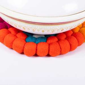 Sous-plat rond en feutre 1kg – Tapis et protections élégants pour table par Feltandwool - Product Image 2