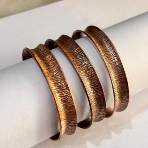trendy Wholesale Fashion jewelry Pure <b>Copper</b> Adjustable Cuff <b>Bangle</b> for Women Handmade Designer Stackable Bracelets Amazing Sal - Product Image 4