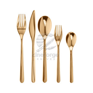 Ensemble de couverts en matériau durable, en stock, nouveau style, couleur unie, finition miroir. - Product Image 2