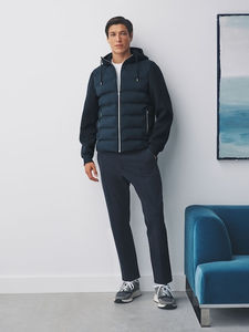 Chaqueta Acolchada con Capucha para Hombre, Logotipo Personalizado, Suministro de Fábrica, 100% Poliéster, Ligera, Cálida, Acolchada, Resistente al Viento, Transpirable, Estilo Vintage, Invierno - Product Image 6