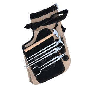 Kit de herramientas de herrador al por mayor: delantal de cuero, martillo para el cuidado de pezuñas, pinzas para callos, pinzas de cabeza redonda y clavillero para herraduras - Product Image 1