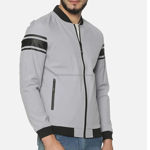 Chaqueta Bomber Personalizada 2025 para Hombre, con Cuello Alto, Capucha, Impermeable, Resistente al Viento, Transpirable, de Poliéster, con Color Personalizado en la Parte Delantera - Product Image 6
