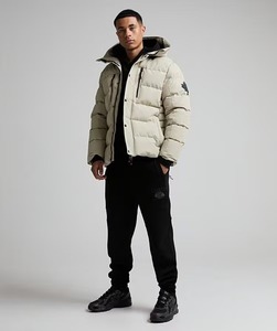 Black Unisex Winter Bomber Jacket Hood Stand Collar Zip-Up <b>Waistcoat</b> Outdoor Eco-Friendly Breathable Front Customized Logo 100% - Product Image 4
