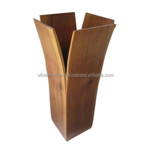 Natural Wood <b>Flower</b> <b>Vase</b> Cheep Piece and Acacia Wooden <b>Flower</b> Pot Planter Wood Home Garden Use Hot <b>Sale</b> - Product Image 4