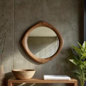 Espejo de Pared de Madera para Estudio de Yoga, Espejo de Pared Reflectante de Madera para Decoración de Fitness y Danza, Espejo Colgante al por Mayor - Product Image 3