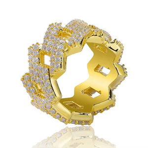 Anillos de Diamantes de Oro de 18K de Lujo, Corte Brillante Redondo, Diamante Cultivado en Laboratorio, Certificado IGI, Unisex, Uso Diario - Product Image 5