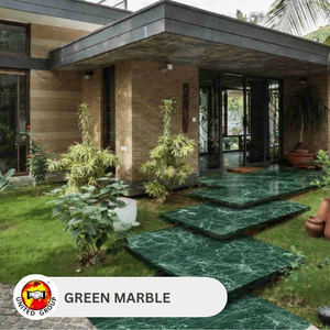 Meilleure dalle de marbre et granit vert personnalisable de grande taille pour la décoration murale de cuisines, salles de bain, villas et hôpitaux, export en vrac Inde - Product Image 2