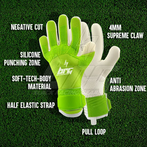 Lightweight Football Goalkeeper <b>Gloves</b> Professional Customized Soccer Goalie <b>Gloves</b> High Grip German Latex Palm Custom Match - Product Image 6