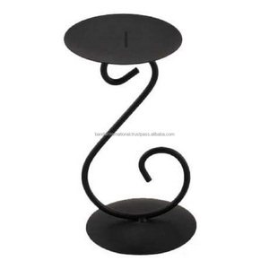 Aluminium Pillar <b>Candle</b> <b>Holder</b> With <b>Black</b> Powder Coating Finished For Home Lighting Decoration Other <b>Candle</b> <b>Holders</b> - Product Image 1