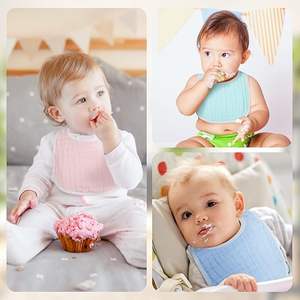 Bavoirs en mousseline pour bébé, 100% bambou, doux et absorbants - Product Image 3