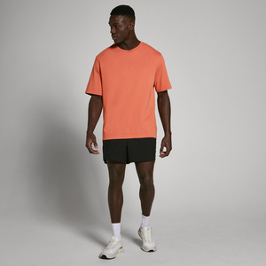 T-shirts en molleton 100 % coton respirant pour hommes, coupe classique, style vintage de luxe, délavés à l'acide, avec logo personnalisé, vente en gros - Product Image 3