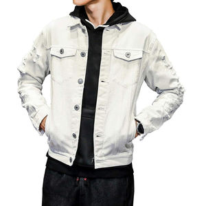 Chaqueta Vaquera Azul para Hombre, Nuevo Diseño, 100% Algodón, Transpirable, de Secado Rápido, Estilo Cowboy, Talla Grande, con Botones y Bolsillos, Marca Reconocida, Talla L - Product Image 1