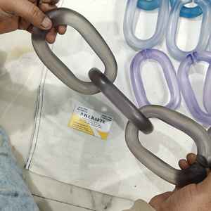 Custom Epoxy Resin Chain Links Multi Wall <b>Hanging</b> Decor for Personalized Angel <b>Room</b> <b>Divider</b> All colour Available Resin Crafts - Product Image 4