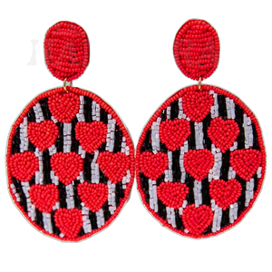 Pendientes Artesanales Boho con Perlas de Imitación y Cuentas de Vidrio Bordadas en Forma de Flor Multicolor, Joyería Artesanal Intrincada - Product Image 6