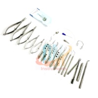 Instruments ophtalmiques réutilisables en acier inoxydable de haute qualité pour la chirurgie d'implantation de micro-lentilles intraoculaires (CATARACTE) ISO/CE