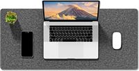 Alas Tikar Felt Desain Minimalis Harga Pabrik dengan Alas Mouse Anti Selip untuk Meja Komputer Kantor sebagai Pelindung Keyboard