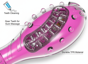 Jouet à mâcher couineur pour chien en TPR double couche en forme de <span class=keywords><strong>quilles</strong></span> de bowling, vente en gros |   Distributeur de friandises dentaires |   Usine de jouets à mâcher durables Tuff Chew Toy - Product Image 2