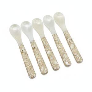 Mother of Pearl Caviar Spoon Handmade Natural <b>Shell</b> Spoon Luxury Dessert Spoon for Caviar Serving Kitchen Tableware - Product Image 1