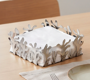 Porte-serviettes élégant et moderne en métal pour tables à manger, accessoire de vaisselle pour la cuisine, usage domestique et hôtelier - Product Image 4