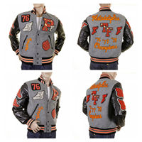 Vente en gros DISCOVER IMPEX Veste bomber varsity en chenille premium unisexe pour l'hiver, col montant, logo brodé personnalisé, matelassée