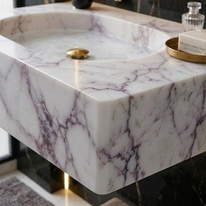 Lavabo de Resina de Alta Calidad con Acabado Pulido, Moderno, Resistente al Agua y Fácil de Limpiar - Product Image 4