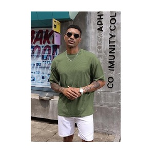 Precio al por mayor, servicio OEM, camiseta informal de manga corta para hombre, color sólido, 100% algodón, la mejor de Bangladesh, precio de fábrica. - Product Image 2