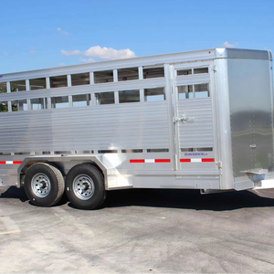 Nouvelle Fourniture d'Usine Remorque de Bétail SHADOW TRAILER 2026 de Haute Qualité 69210D 8 Enclos BP Charge Utile 1274kg Taille Personnalisée PH - Product Image 1