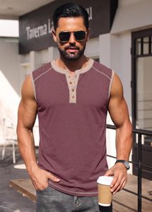 Men's Bodybuilding Tank <b>Top</b> Athletic Lightweight Fitness <b>Vest</b> Cotton Gym Singlet Casual Workout Wear Summer Quick Dry Breathable - Product Image 4