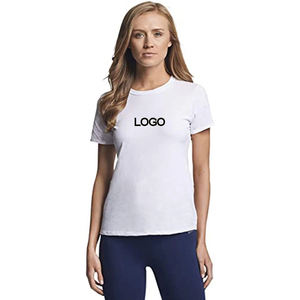 Camiseta elegante para mujer, camiseta cómoda con estampado, Top informal de manga corta con cuello redondo, ropa de primavera/verano para mujer - Product Image 2