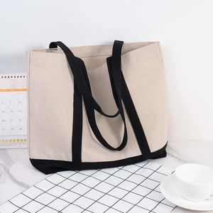 Bolsa de Lona Original 2026 con Logotipo Personalizado, Bolsa de Hombro de Lona de Algodón de Alta Calidad, Bolsa de Mano de Lona para Viaje, Modelo 03 - Product Image 2