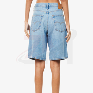 Shorts en jean pour femmes, design personnalisé, qualité supérieure, style décontracté, shorts en jean pour femmes, style délavé - Product Image 5