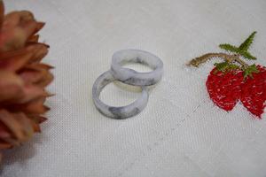 Anillo de Resina Cristiano Moderno con Forma Geométrica, Unisex, para Uso Diario, Aniversario de Bodas, Joyería Certificada por Terceros - Product Image 4