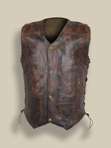 <b>Leather</b> <b>Vest</b> & Biker <b>Vest</b> Top Quality Cowhide <b>Leather</b> Water Proof <b>Men</b> Fashion Accessories <b>Leather</b> <b>Men</b> <b>Vest</b> - Product Image 5