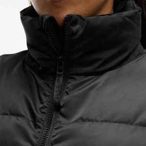 2026 Winter New Design Zipper <b>Crop</b> Top Loose Casual Solid Color Long Sleeve Padded Coats for Woman - Product Image 3