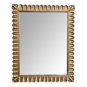 Miroir mural rond de style moderne pour la décoration de la maison, avec cadre en bois de manguier massif et bordure extérieure en métal noir, au prix le plus bas. - Product Image 6