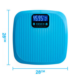 Báscula Digital de Esquina para Baño, Nueva, Gran Tamaño, Capacidad de 180 kg, Plataforma Antideslizante de ABS, Funciona con Batería, Portátil - Product Image 2