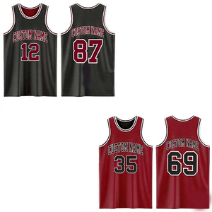2026 Women's Breathable Printed Custom Team Name Adult Fashion Men's Basketball Jersey Courtside Wear - Product Image 1