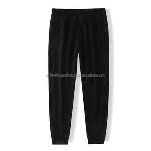 Pantalones casuales para hombre Pantalones de alta calidad 100% Poliéster Patrón sólido con decoración de botones Ropa de gimnasio personalizable a precio - Product Image 3