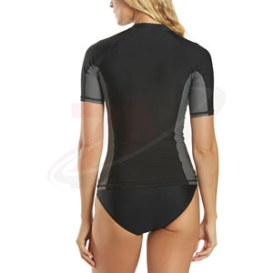 T-shirt de compression pour femme, sur mesure, OEM, séchage rapide, vêtements de sport athlétiques pour la gym, l'entraînement et les activités physiques - Product Image 2
