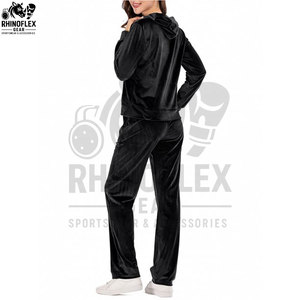 Nouveaux ensembles en velours courts à capuche, tenues deux pièces pour femmes, survêtement - Product Image 3