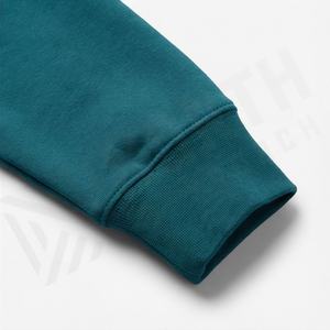 Hoodie surdimensionné élégant pour homme, design vintage délavé avec poche avant, confortable, personnalisable pour l'hiver. - Product Image 6